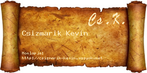 Csizmarik Kevin névjegykártya